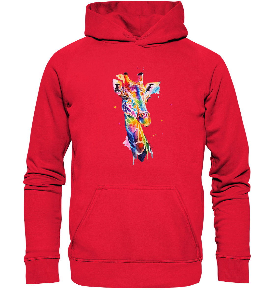 Motiv farbenfrohe Giraffe - Kids Premium Hoodie