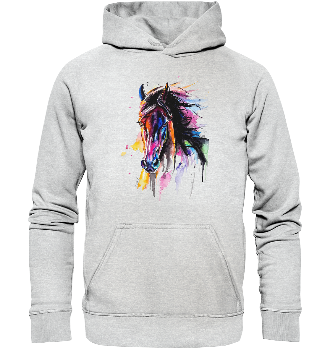 Schwarzes Pferd - Kids Premium Hoodie