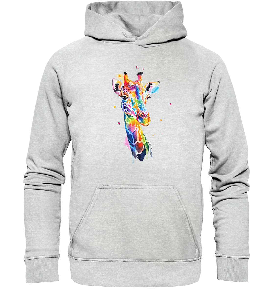 Motiv farbenfrohe Giraffe - Kids Premium Hoodie