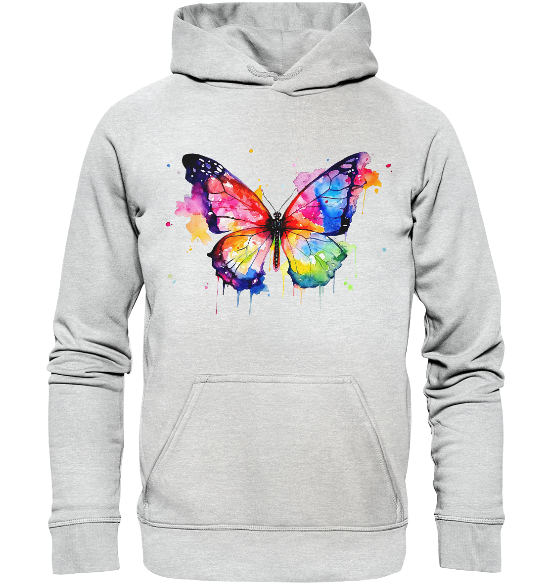 Motiv farbenfroher Schmetterling - Kids Premium Hoodie