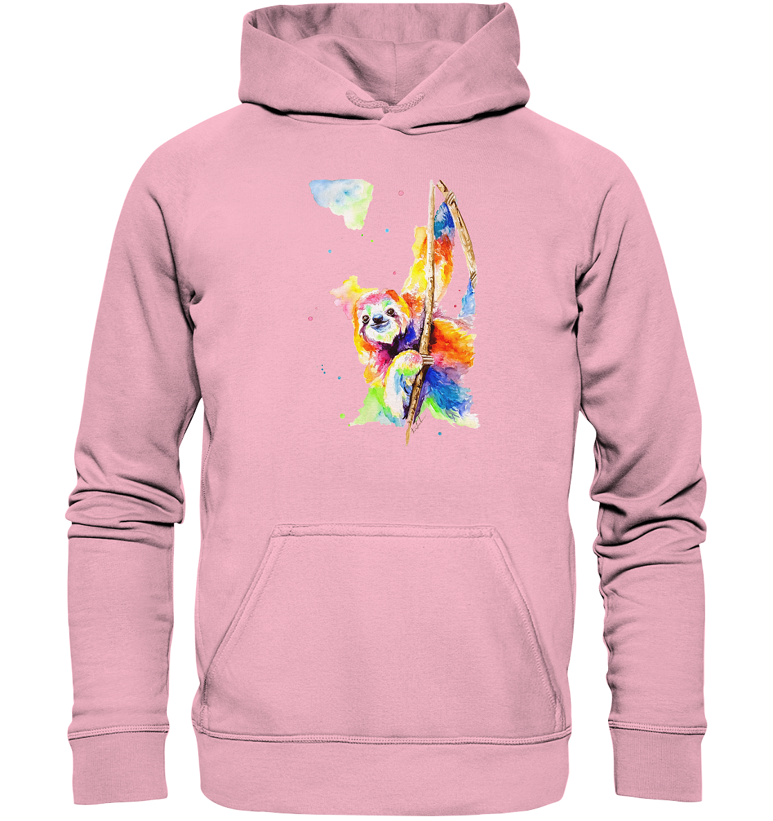 Buntes Faultier - Kids Premium Hoodie