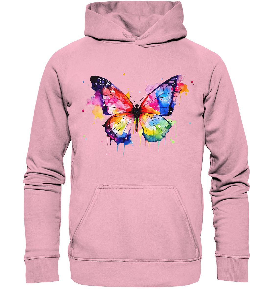 Motiv farbenfroher Schmetterling - Kids Premium Hoodie