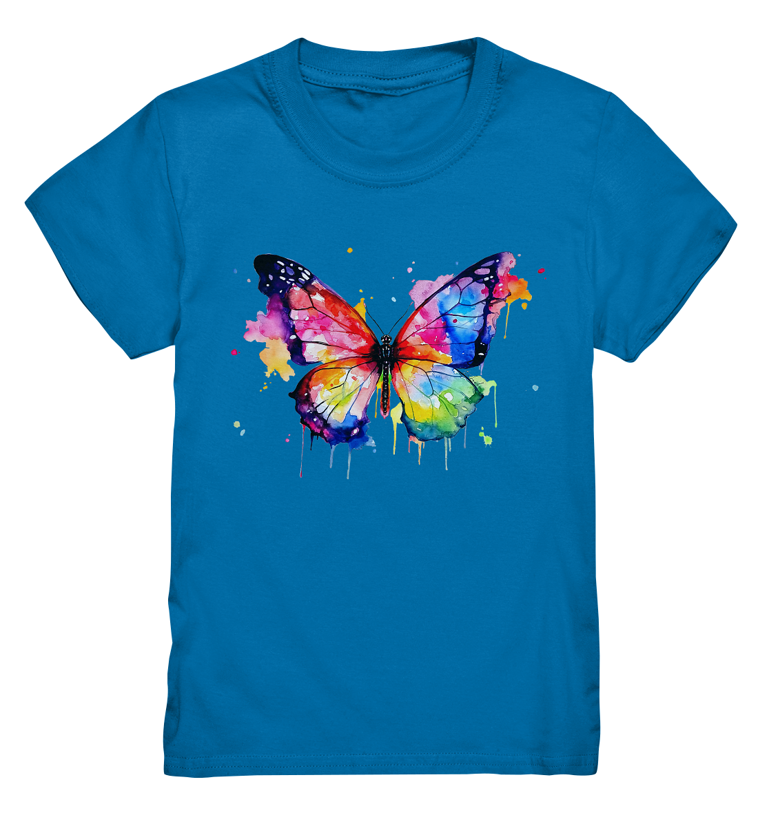 Motiv farbenfroher Schmetterling - Kids Premium Shirt