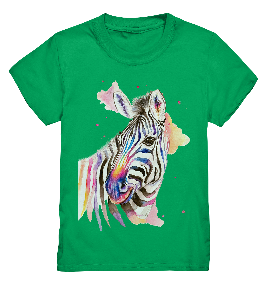 Buntes Zebra - Kids Premium Shirt