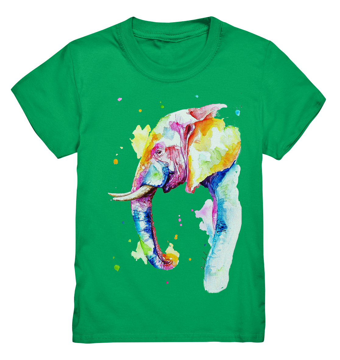 Bunter Elefant - Kids Premium Shirt