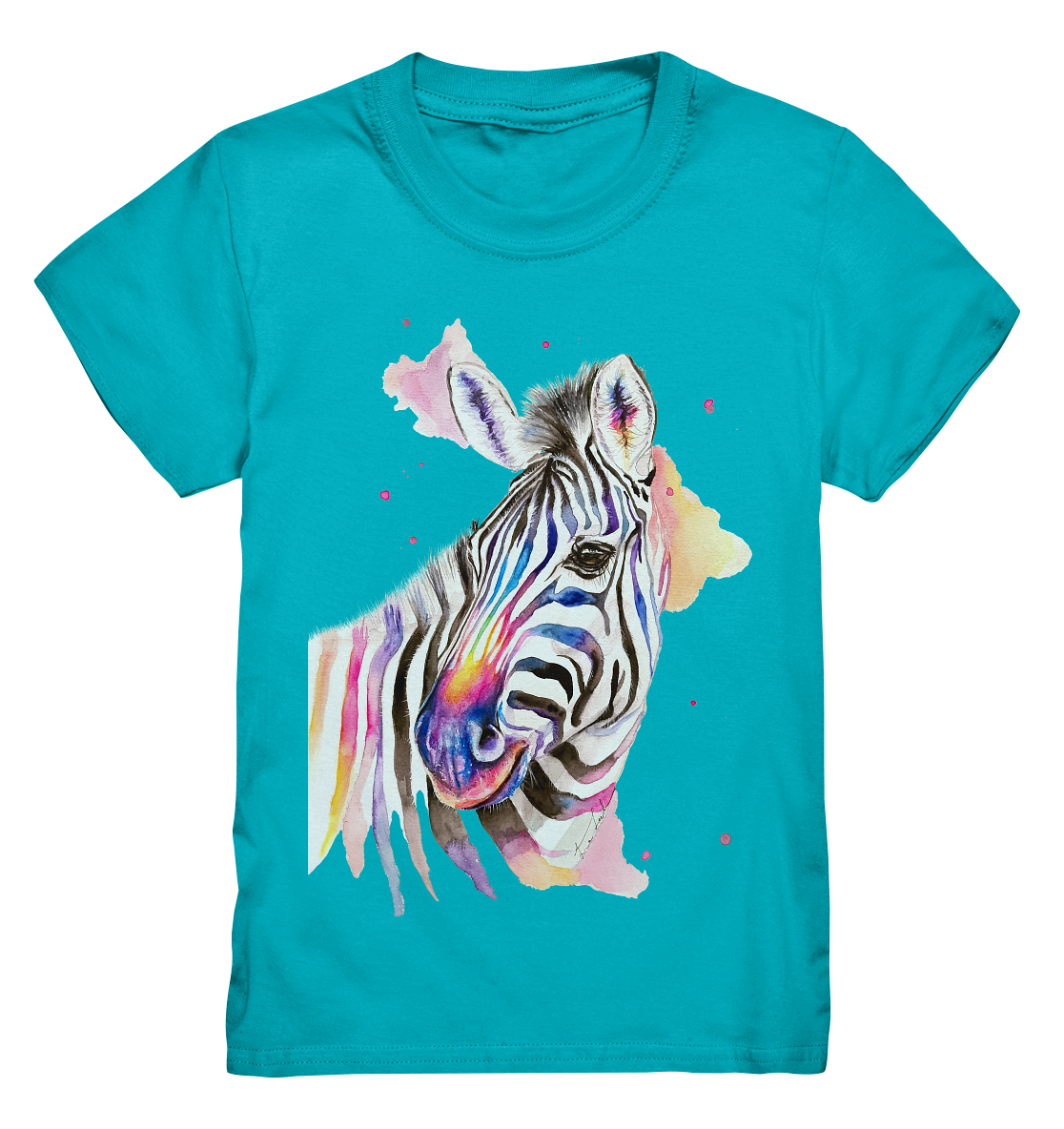 Buntes Zebra - Kids Premium Shirt