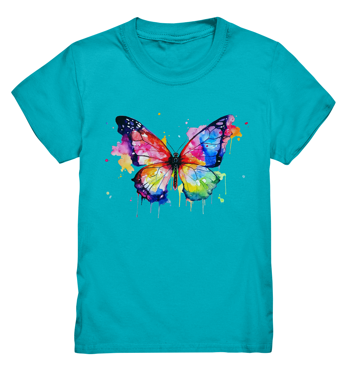 Motiv farbenfroher Schmetterling - Kids Premium Shirt