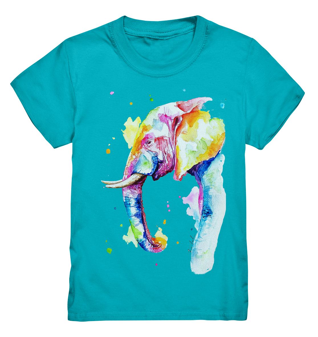 Bunter Elefant - Kids Premium Shirt