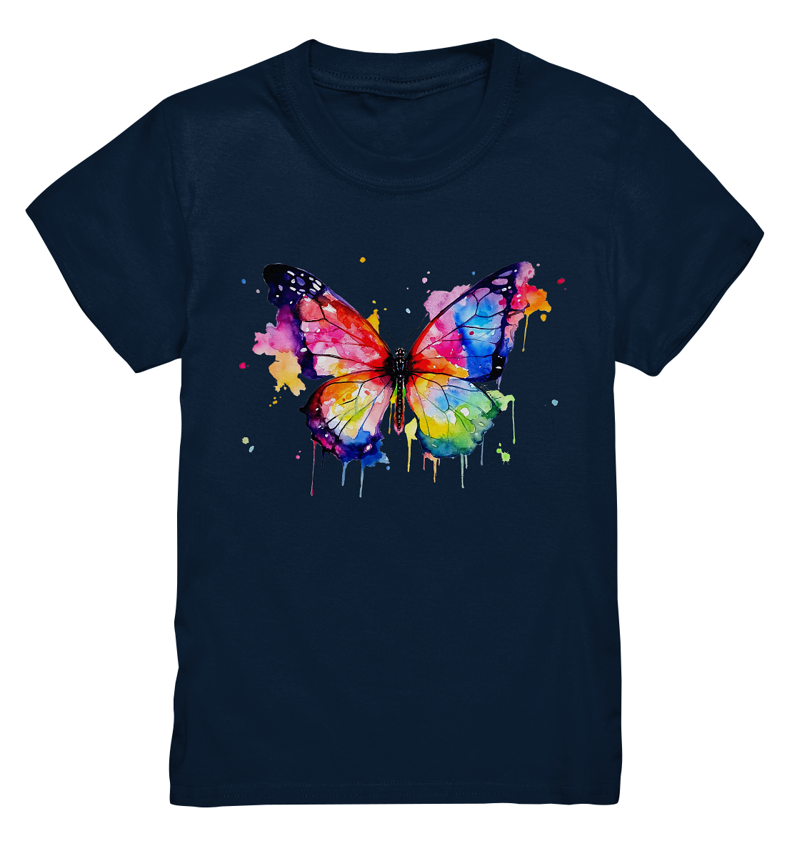 Motiv farbenfroher Schmetterling - Kids Premium Shirt