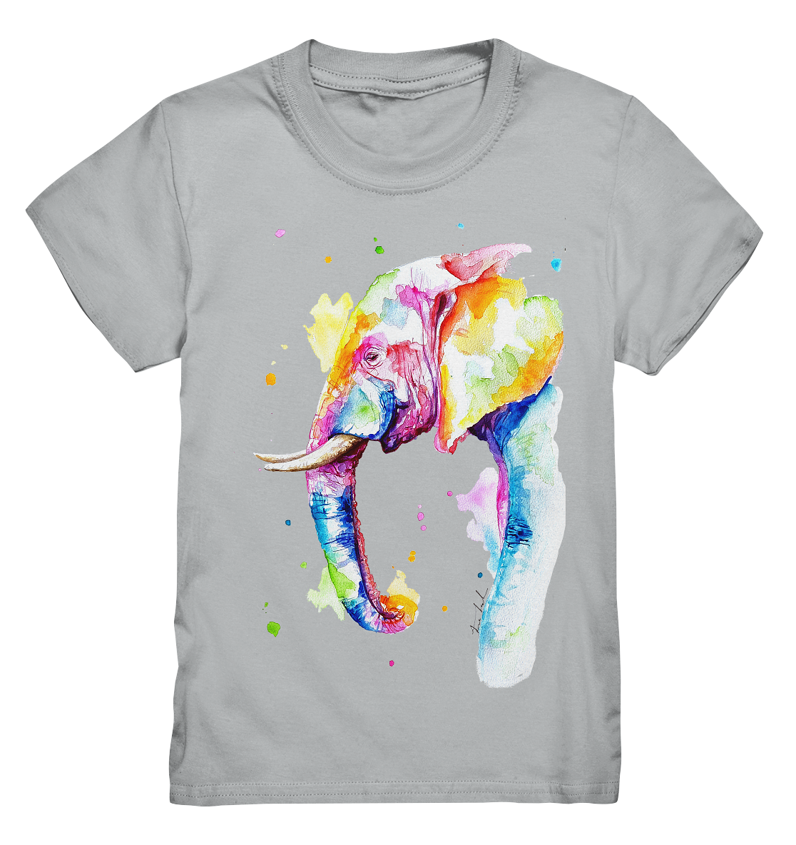 Bunter Elefant - Kids Premium Shirt