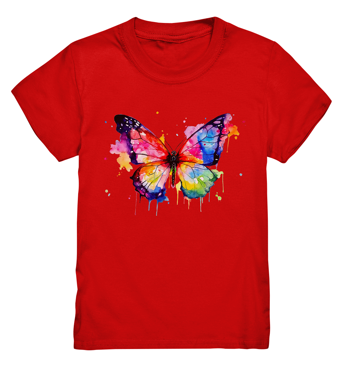 Motiv farbenfroher Schmetterling - Kids Premium Shirt