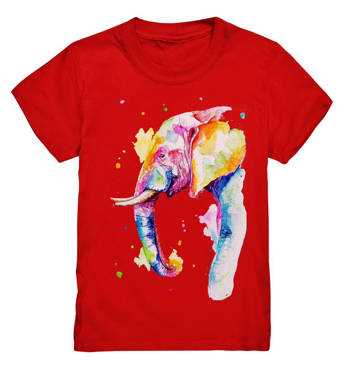 Bunter Elefant - Kids Premium Shirt