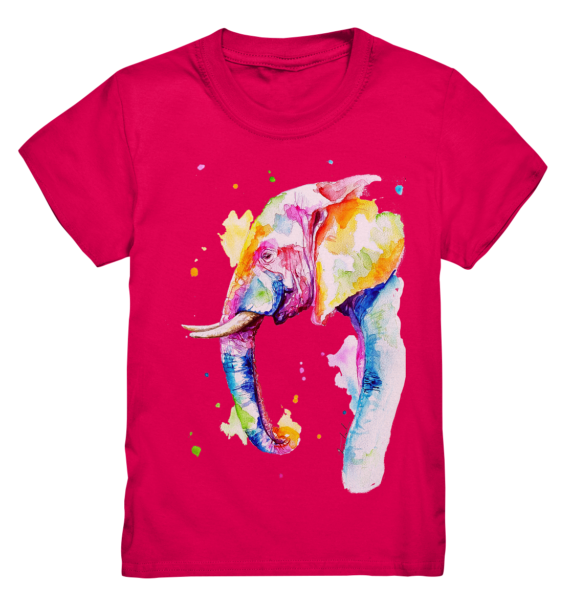 Bunter Elefant - Kids Premium Shirt