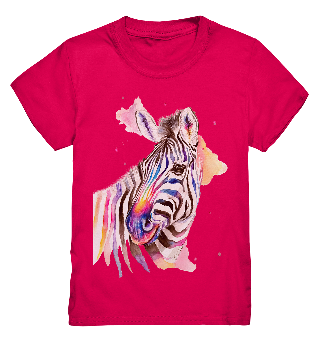 Buntes Zebra - Kids Premium Shirt