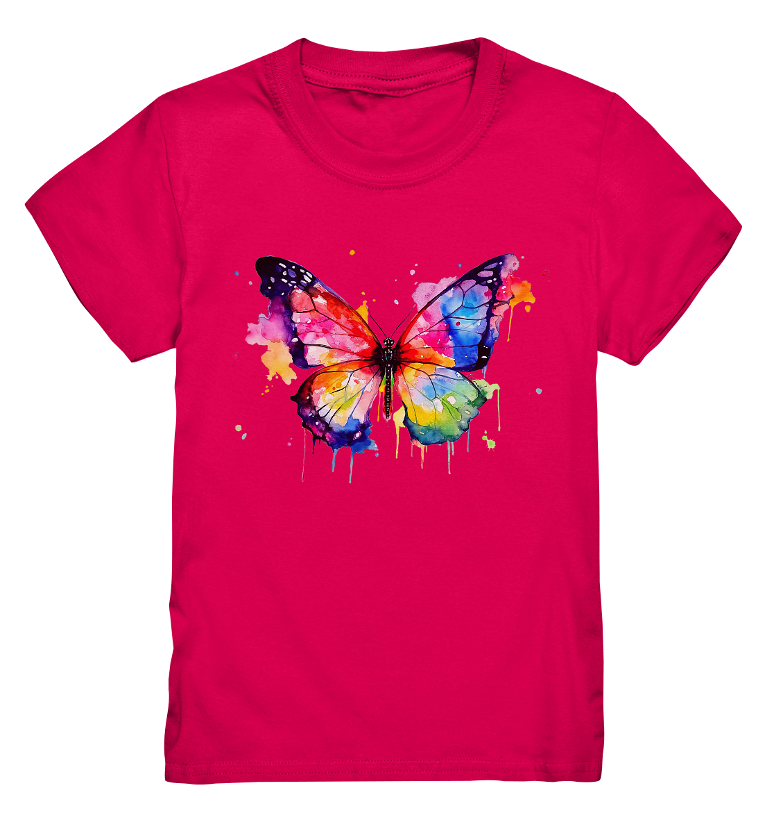 Motiv farbenfroher Schmetterling - Kids Premium Shirt