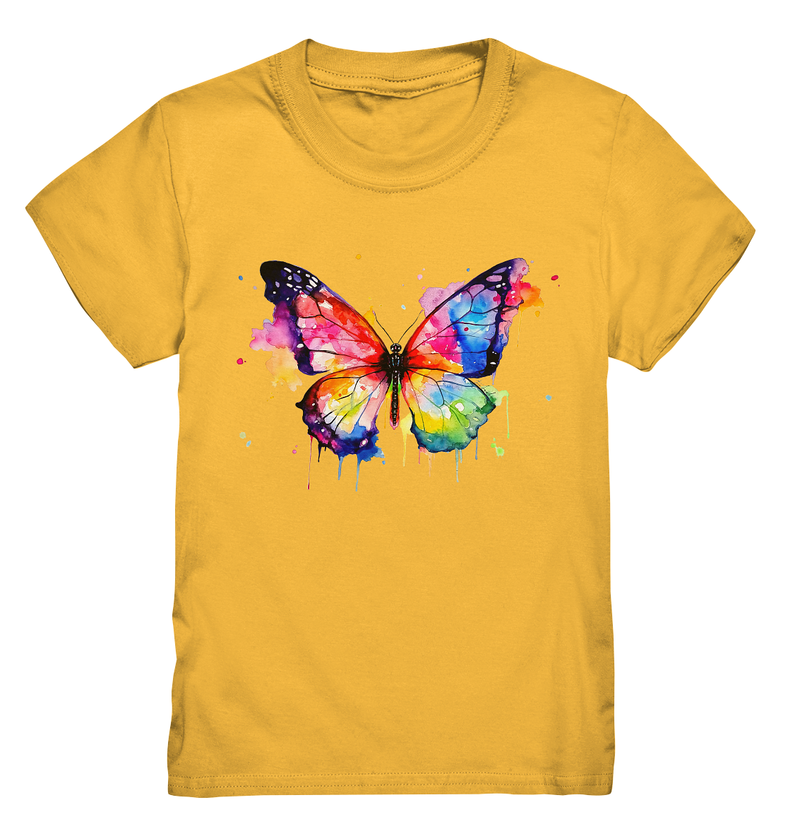 Motiv farbenfroher Schmetterling - Kids Premium Shirt