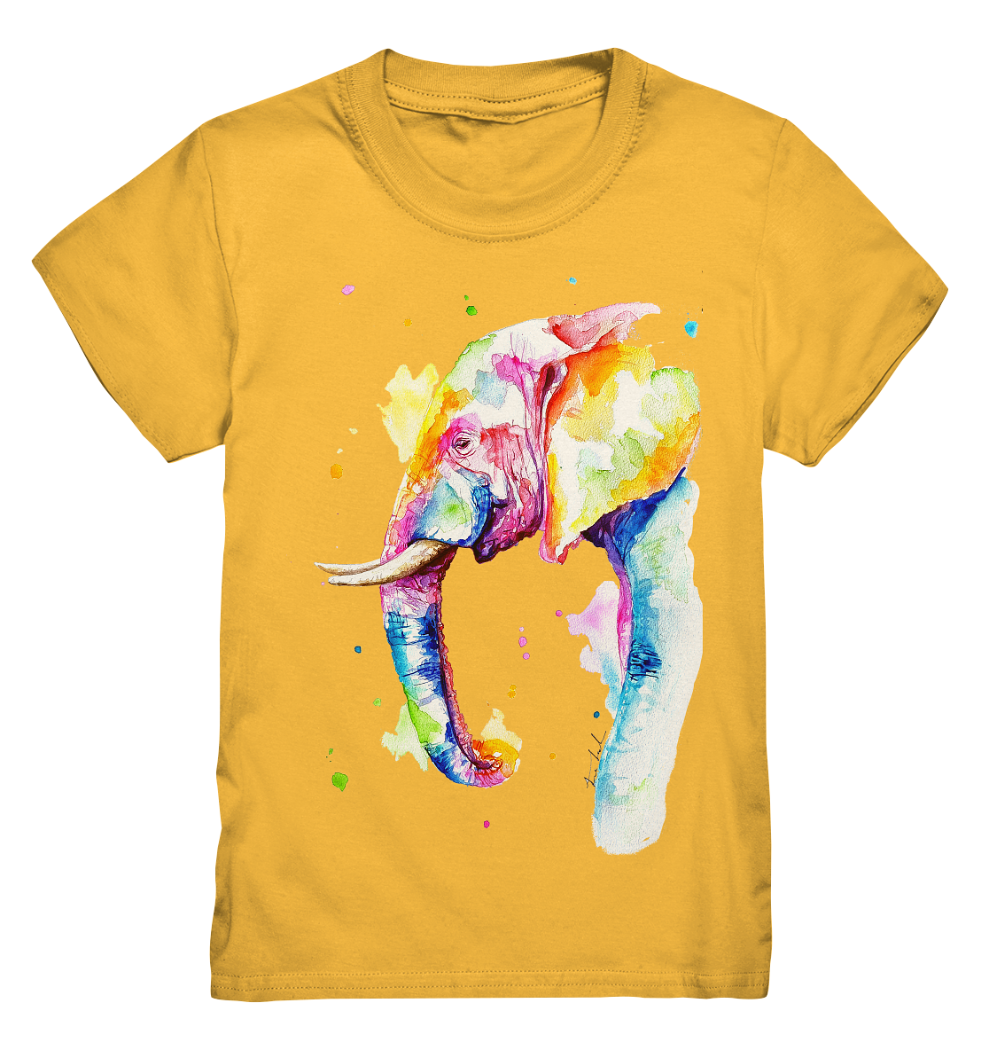 Bunter Elefant - Kids Premium Shirt