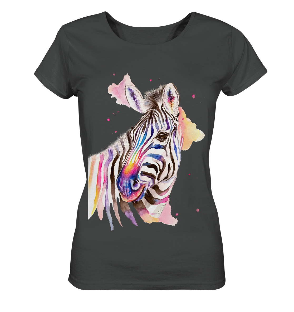 Buntes Zebra - Ladies Organic Basic Shirt