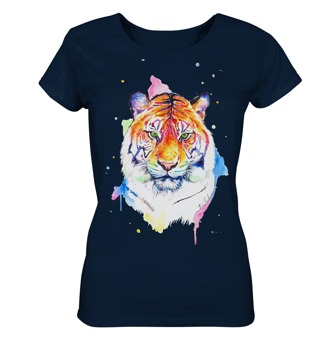 Bunter Tiger - Ladies Organic Shirt