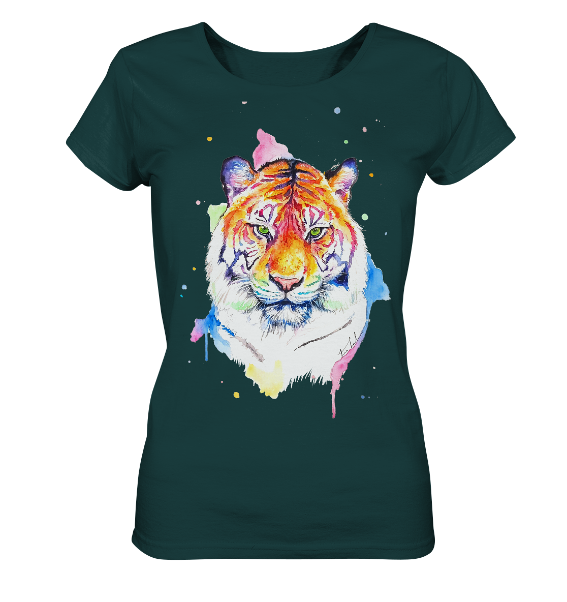 Bunter Tiger - Ladies Organic Shirt