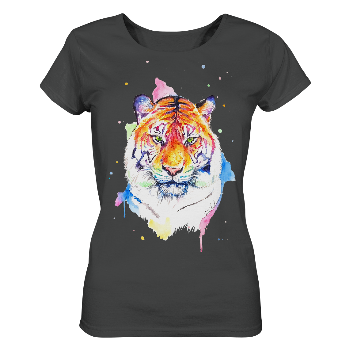 Bunter Tiger - Ladies Organic Shirt