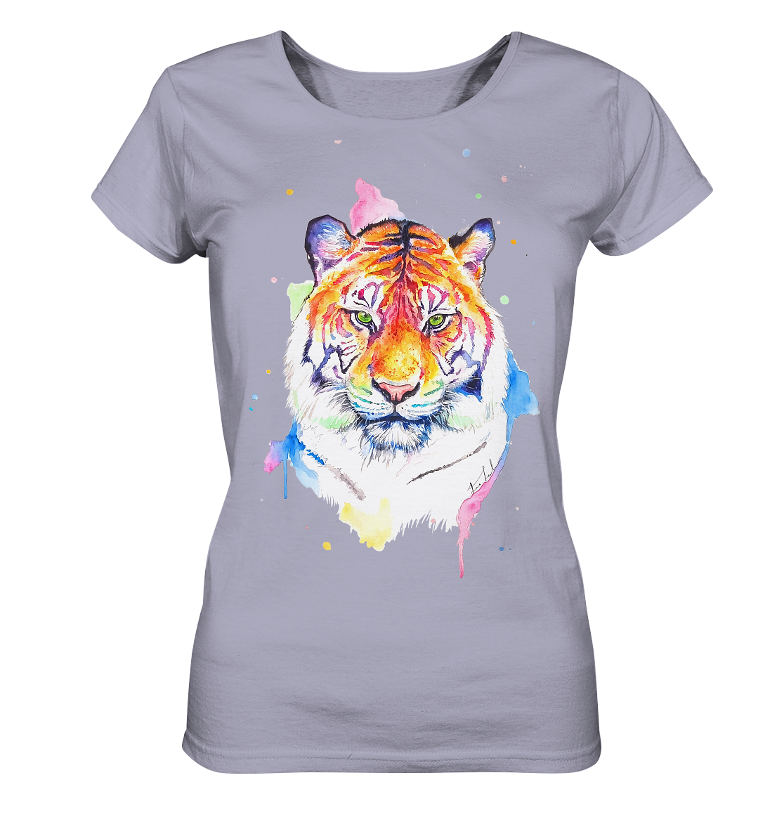 Bunter Tiger - Ladies Organic Shirt