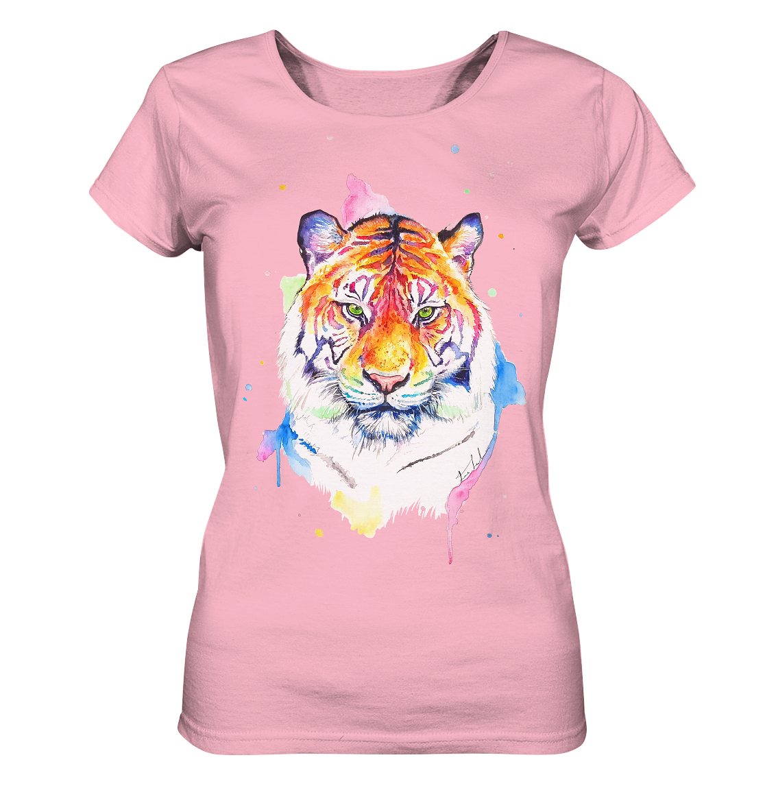 Bunter Tiger - Ladies Organic Shirt