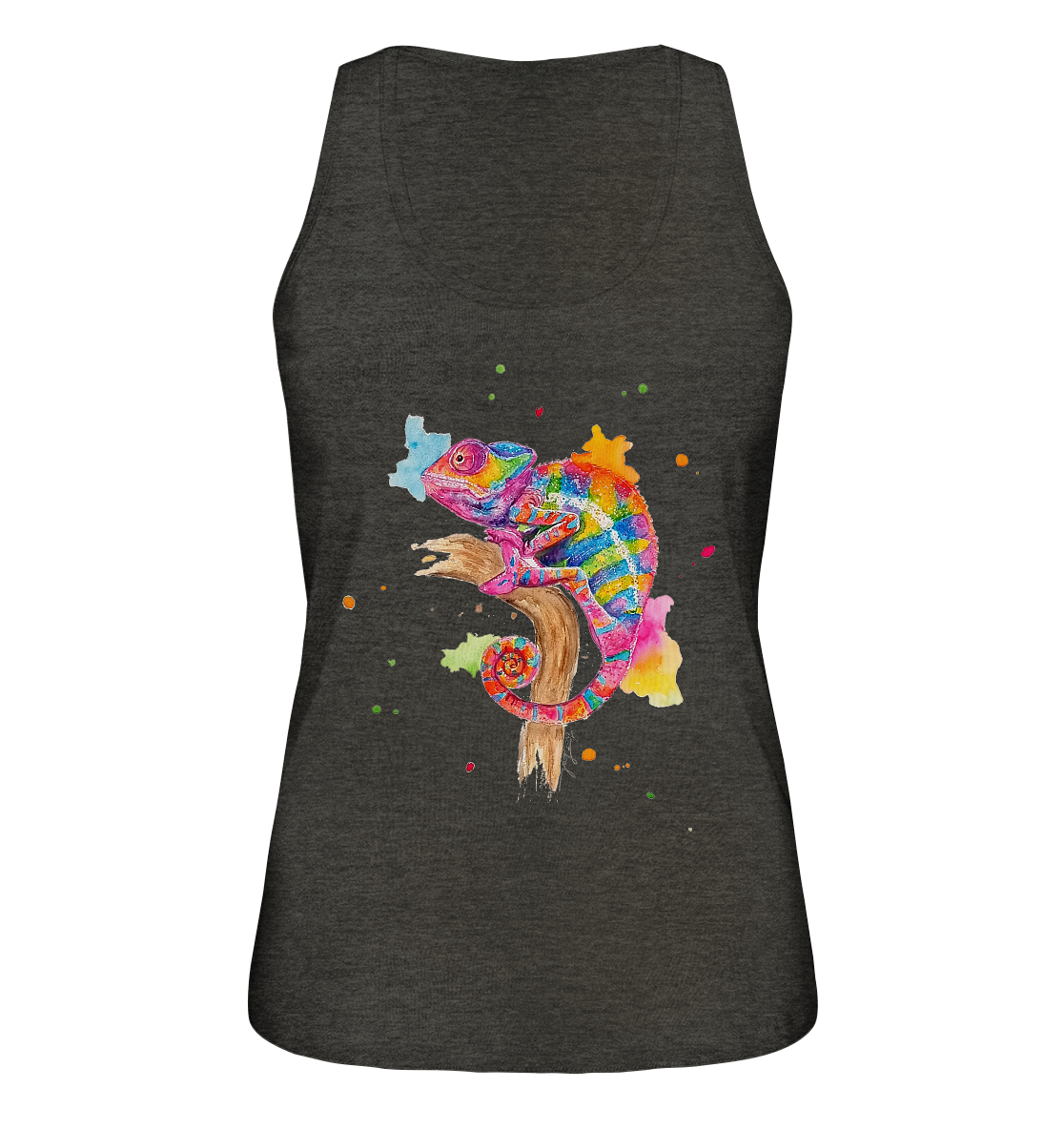 Buntes Chamäleon  - Ladies Organic Tank-Top