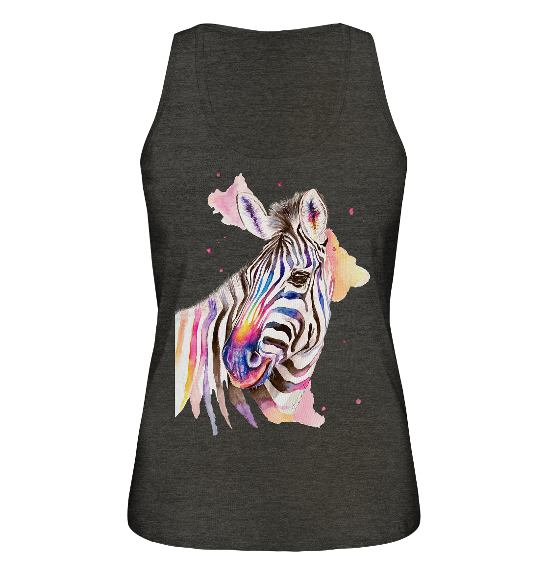 Buntes Zebra - Ladies Organic Tank-Top