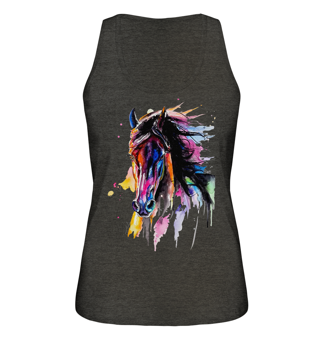 Schwarzes Pferd - Ladies Organic Tank-Top