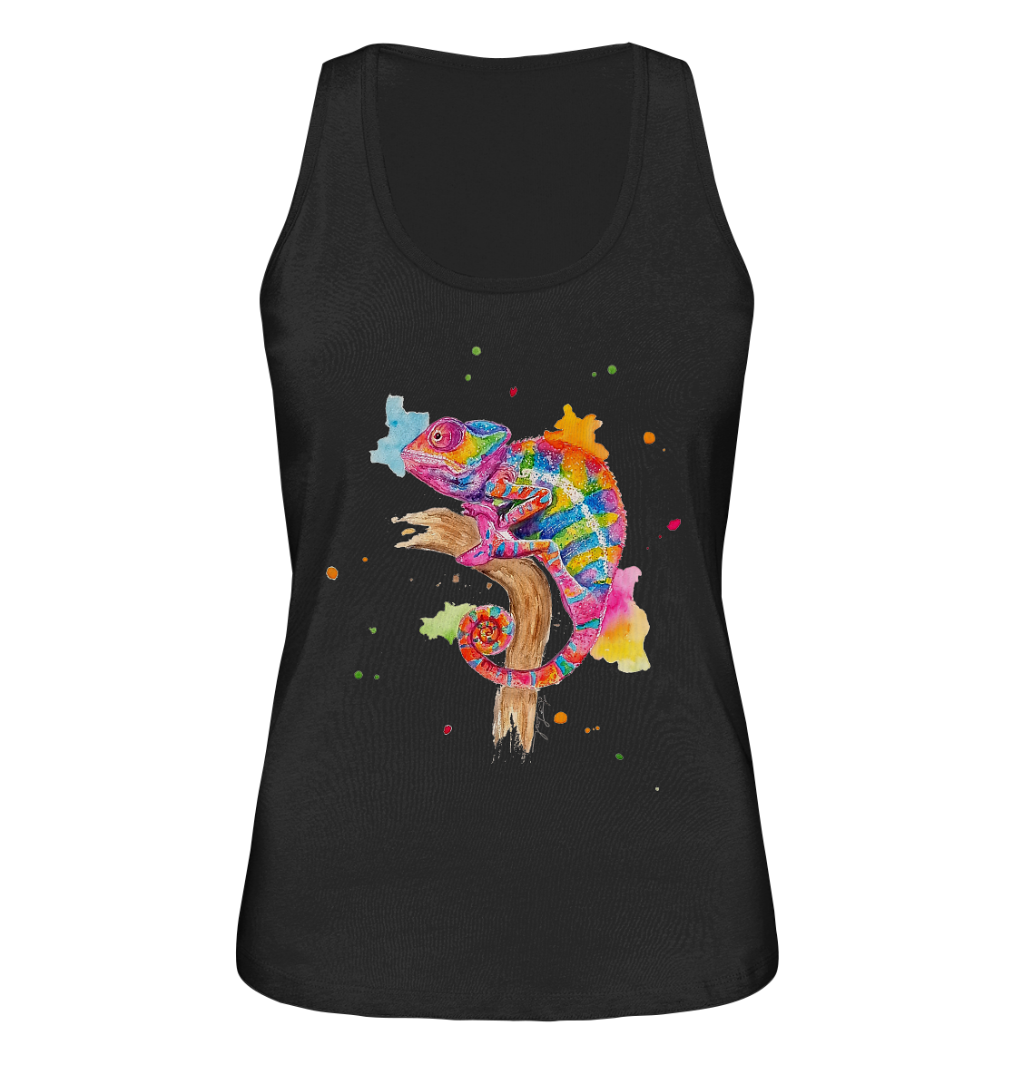 Buntes Chamäleon  - Ladies Organic Tank-Top