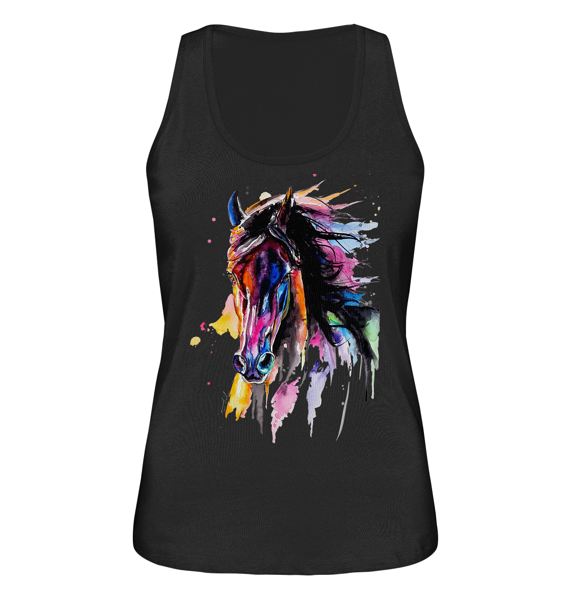 Schwarzes Pferd - Ladies Organic Tank-Top