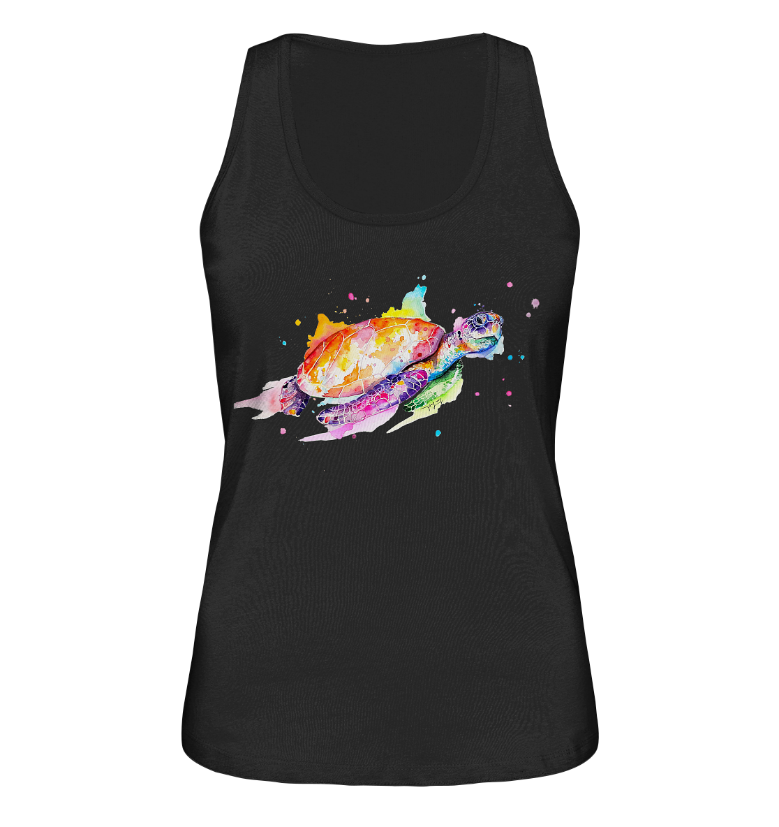 Bunte Meeresschildkröte - Ladies Organic Tank-Top