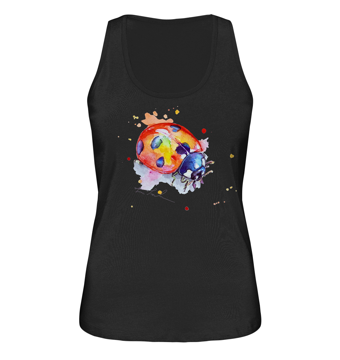 Bunter Marienkäfer - Ladies Organic Tank-Top