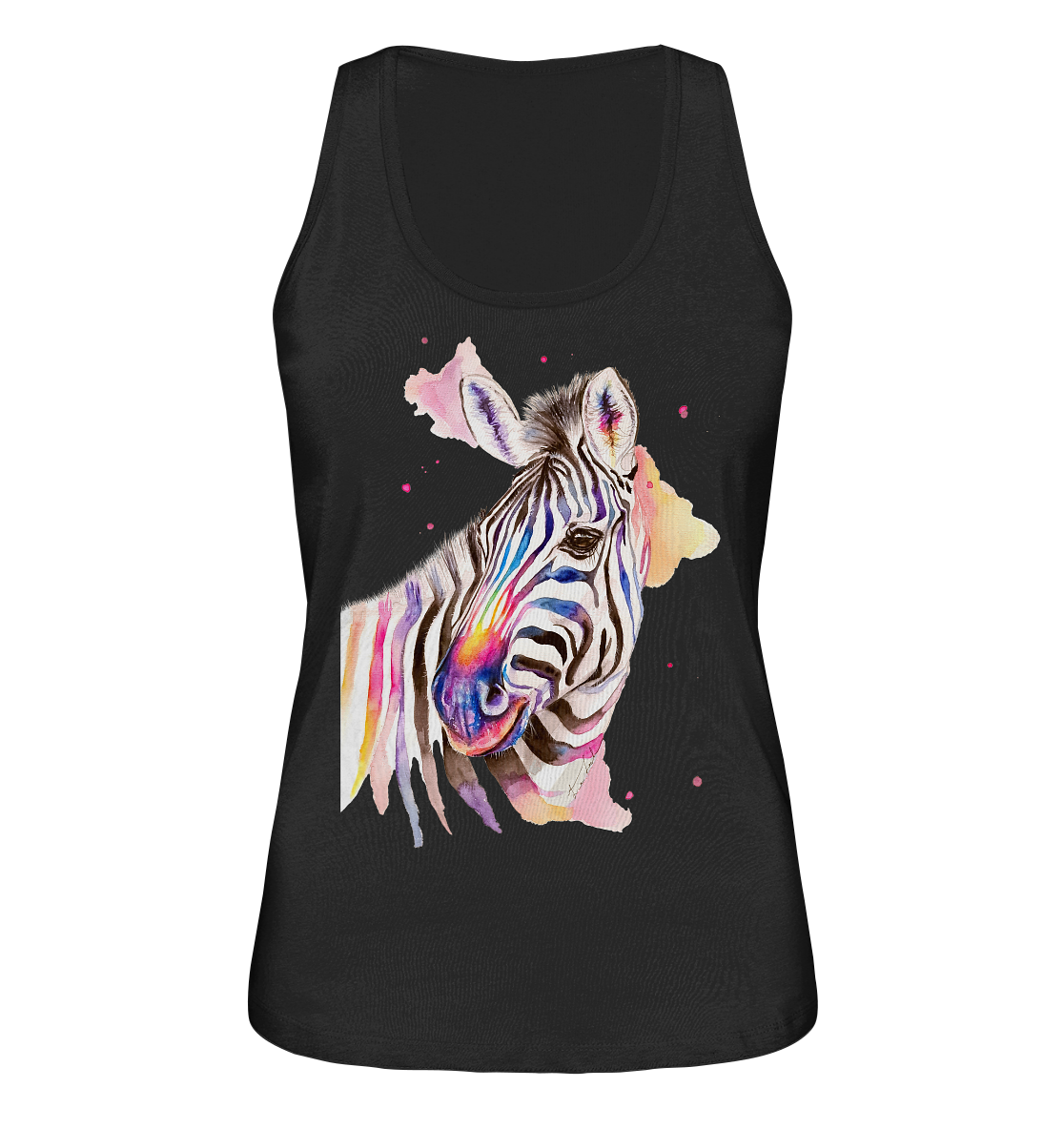 Buntes Zebra - Ladies Organic Tank-Top