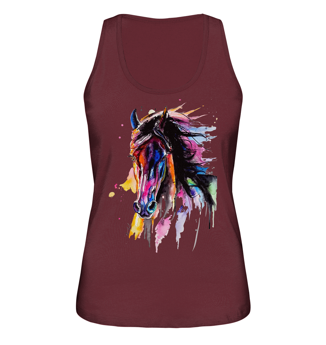 Schwarzes Pferd - Ladies Organic Tank-Top