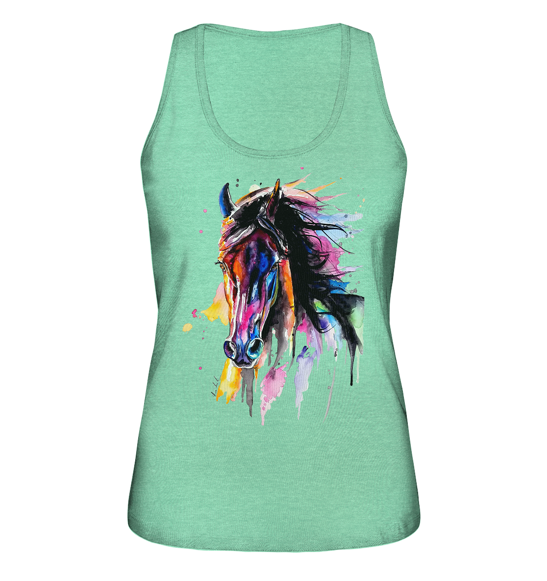 Schwarzes Pferd - Ladies Organic Tank-Top