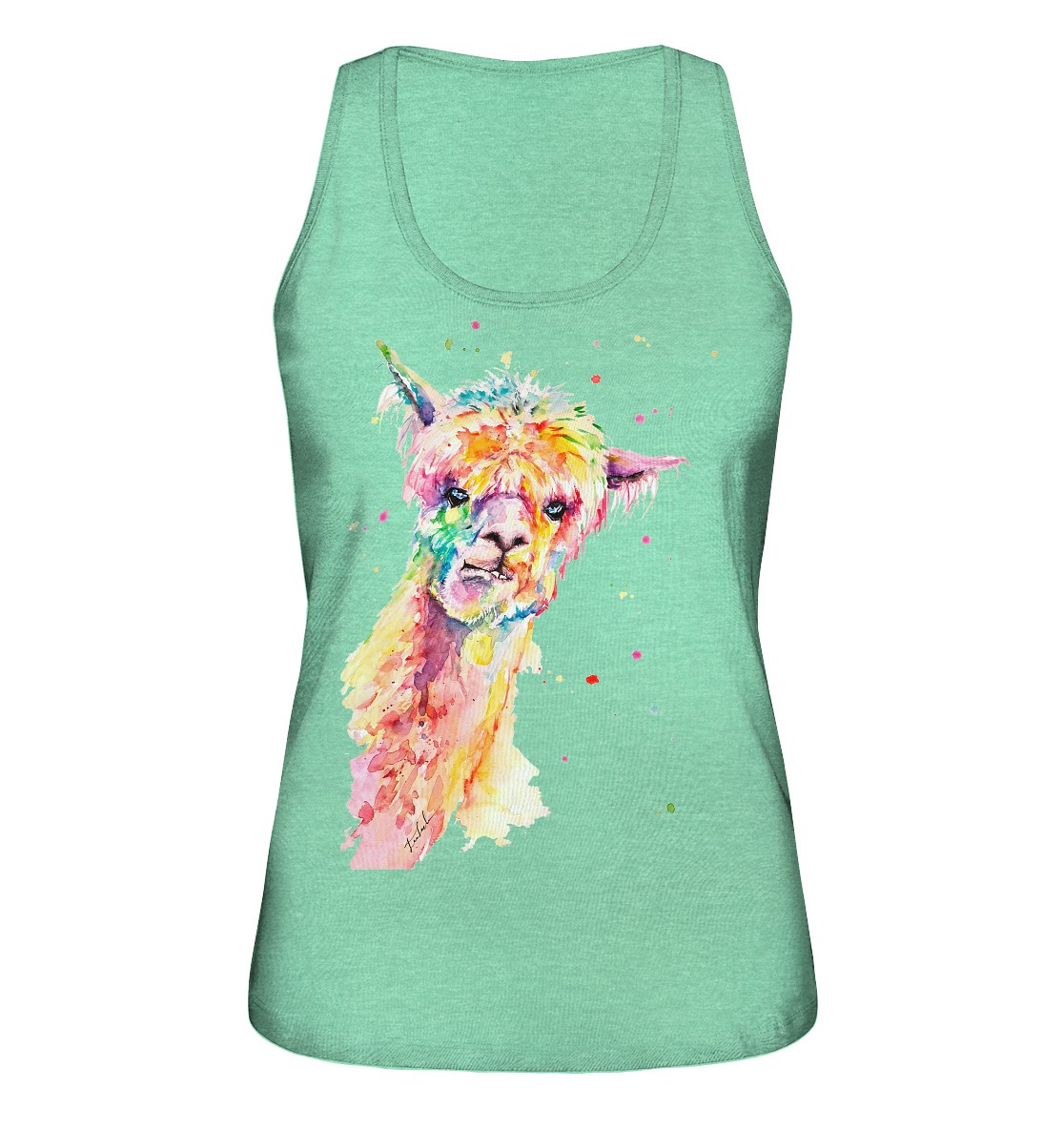 Lustiges Alpaka - Ladies Organic Tank-Top