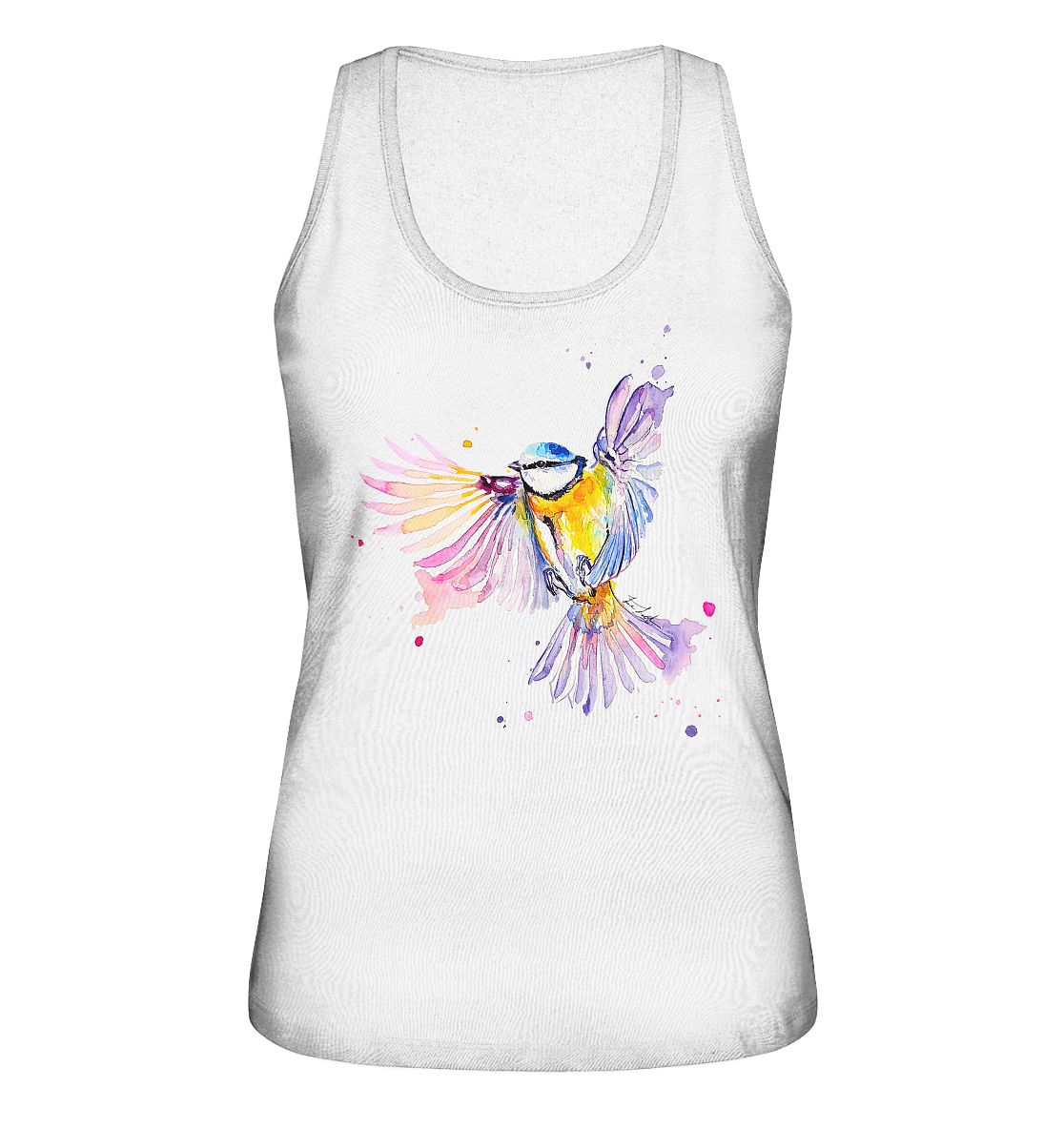 Motiv Blaumeise - Ladies Organic Tank-Top