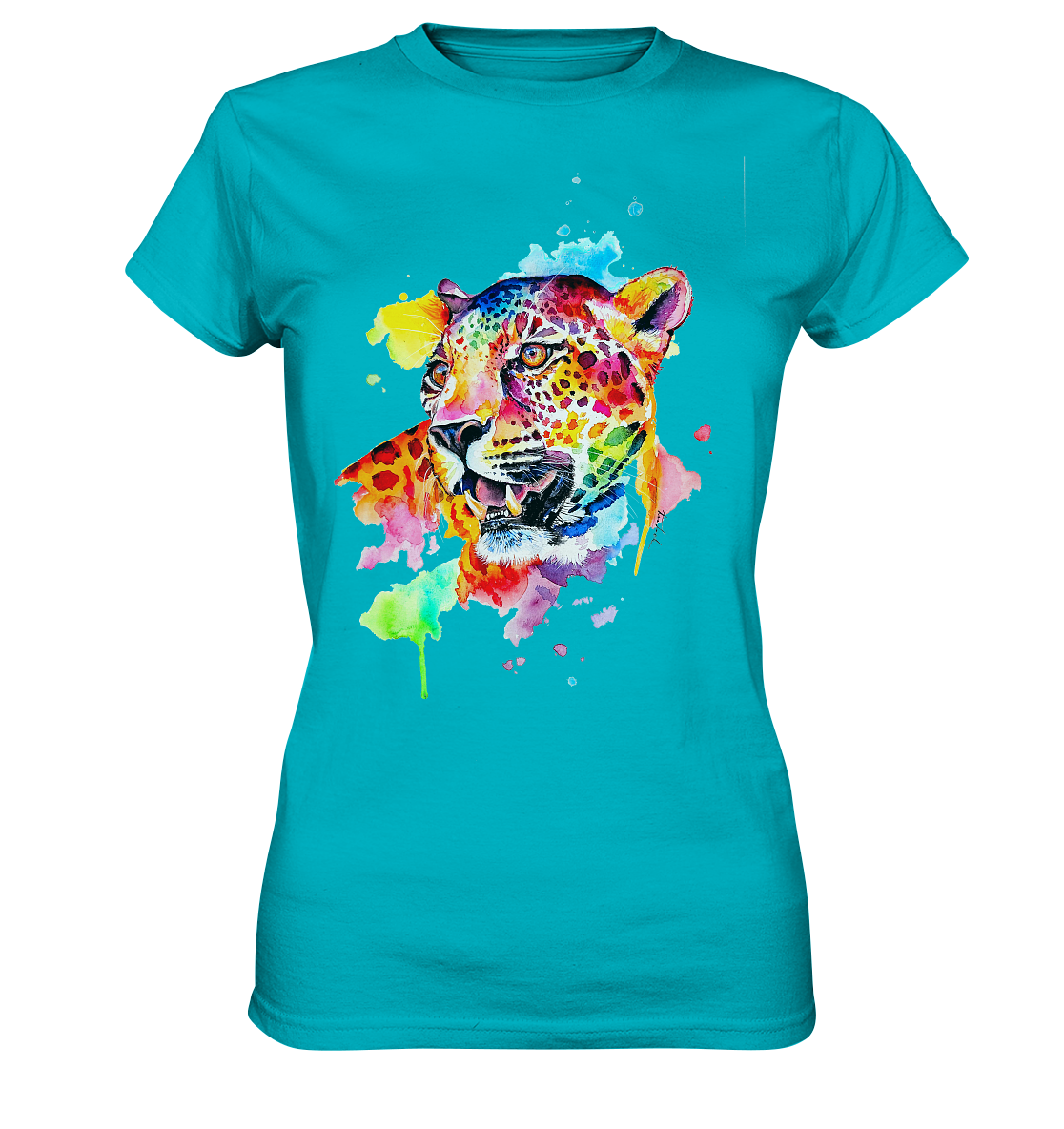 Bunter Leopard  - Ladies Premium Shirt