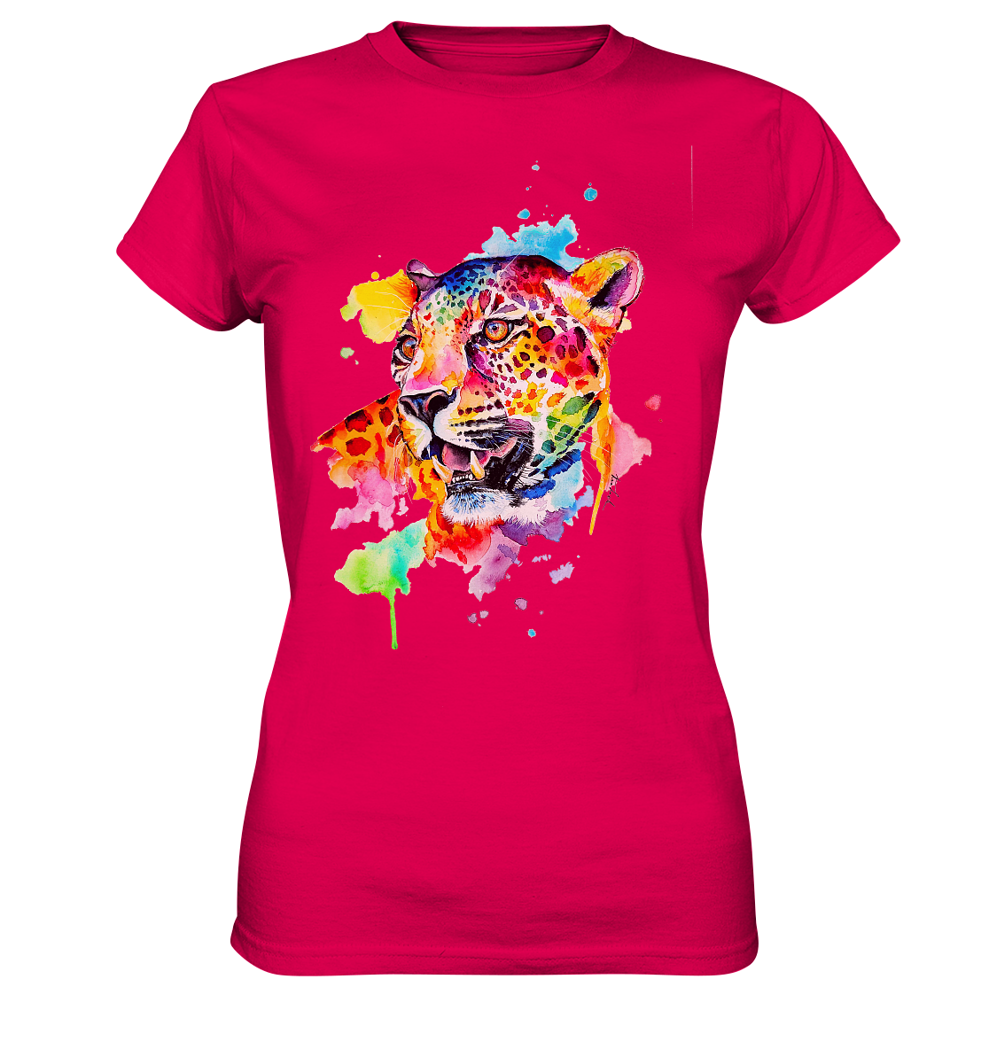 Bunter Leopard  - Ladies Premium Shirt