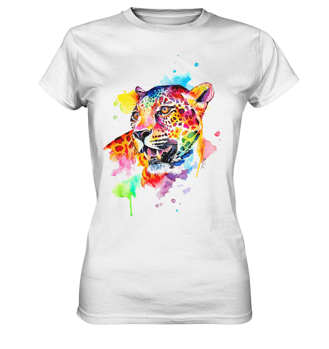 Bunter Leopard  - Ladies Premium Shirt