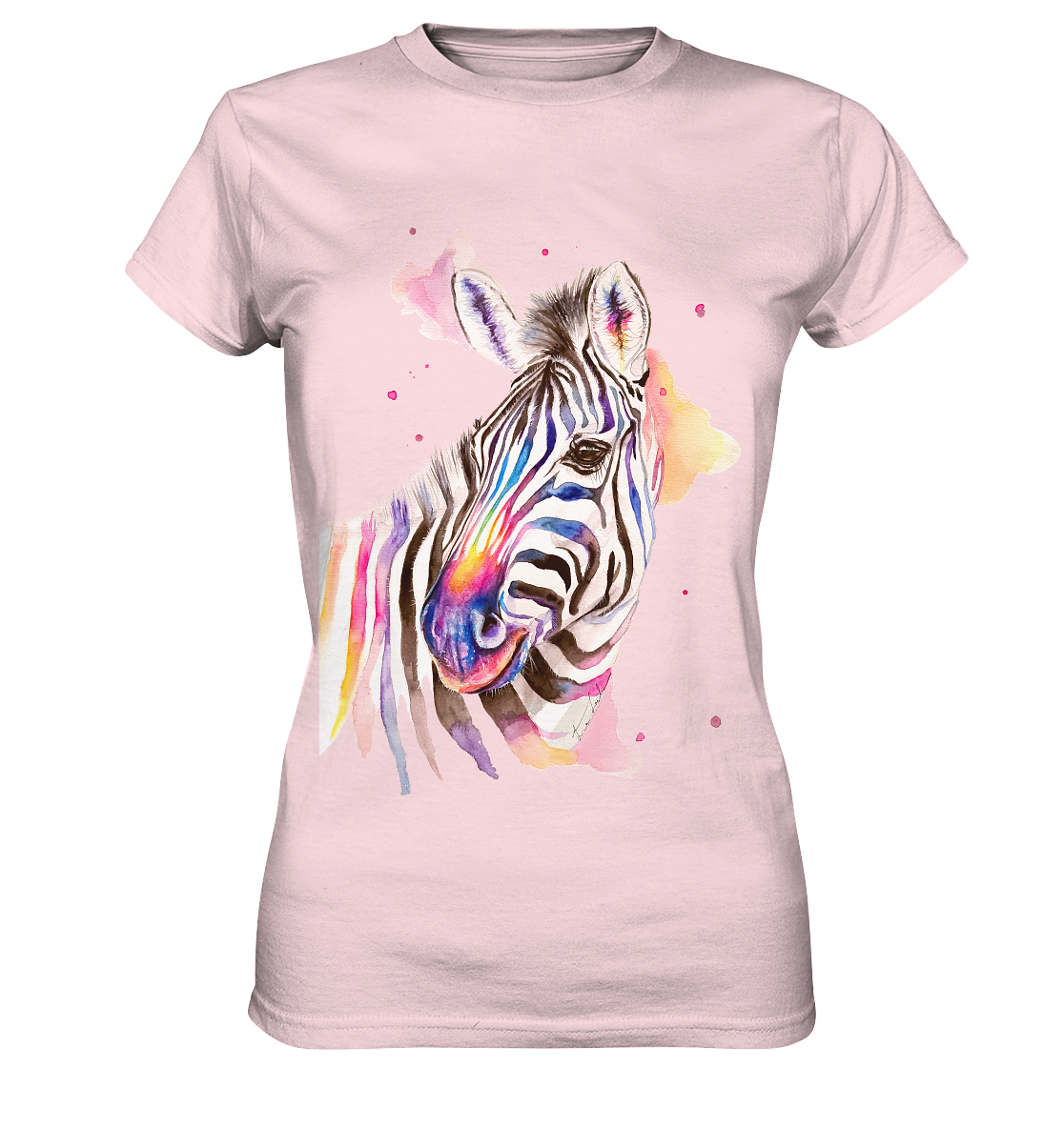 Buntes Zebra - Ladies Premium Shirt