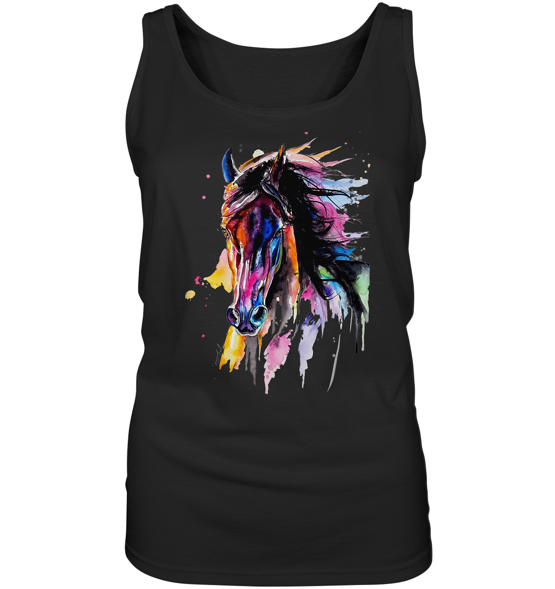 Schwarzes Pferd - Ladies Tank-Top