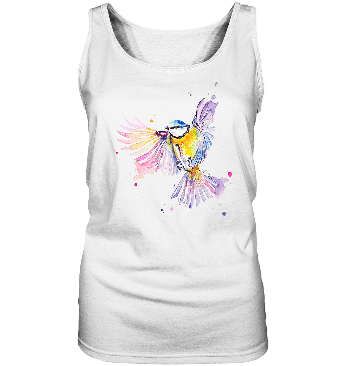 Motiv Blaumeise - Ladies Tank-Top