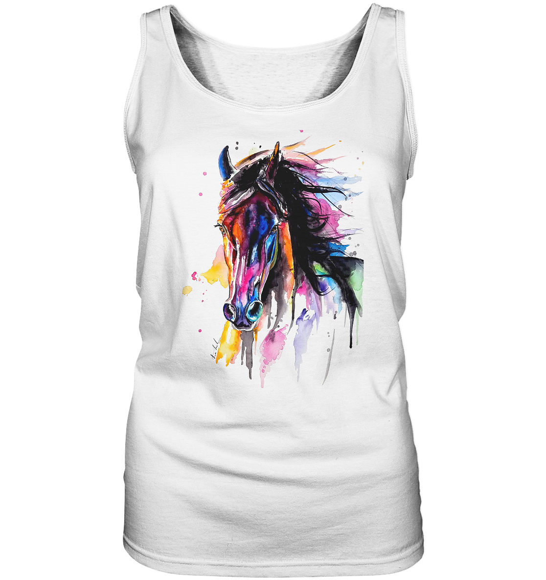 Schwarzes Pferd - Ladies Tank-Top