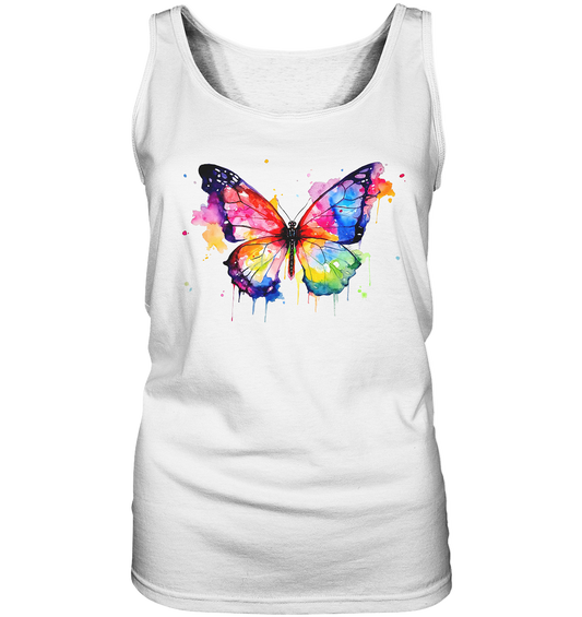 Motiv farbenfroher Schmetterling - Ladies Tank-Top