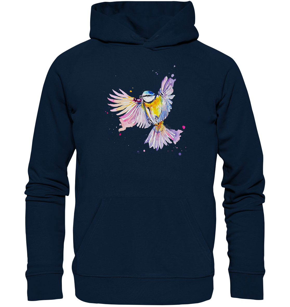 Motiv Blaumeise - Organic Basic Hoodie