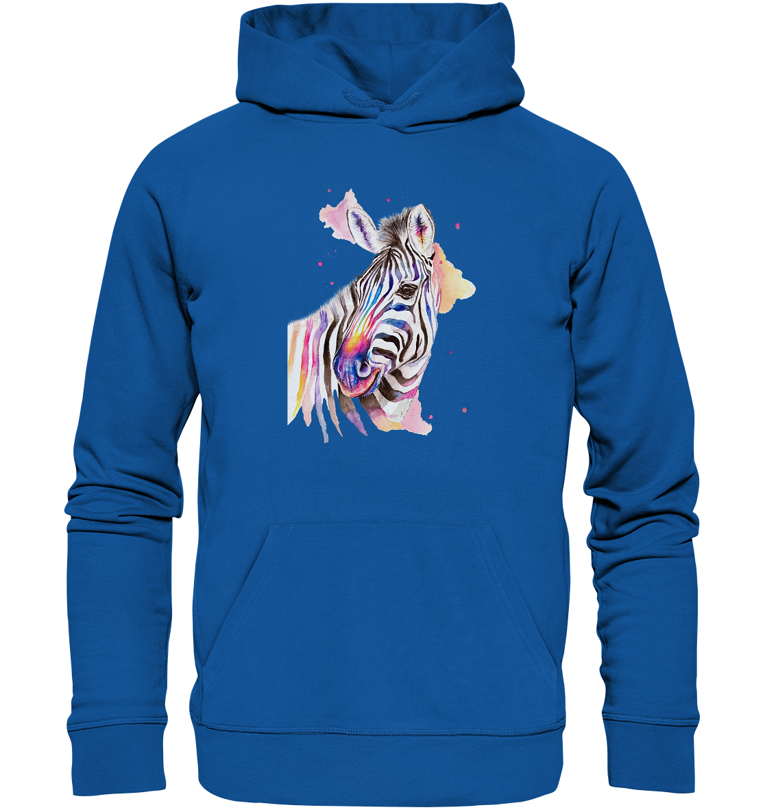 Buntes Zebra - Organic Basic Hoodie