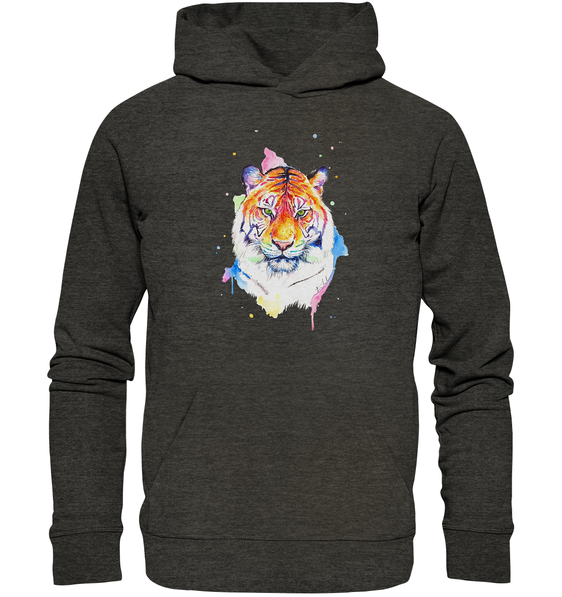 Bunter Tiger - Organic Basic Hoodie